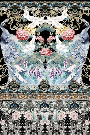 时尚大牌印花花型图片