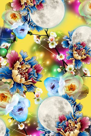 数码印花花型图片