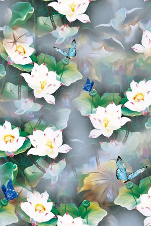素雅印花花型图片