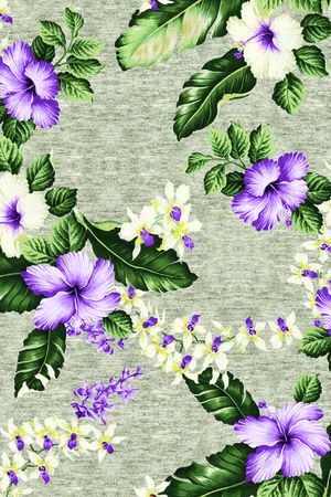 花草印花花型图片
