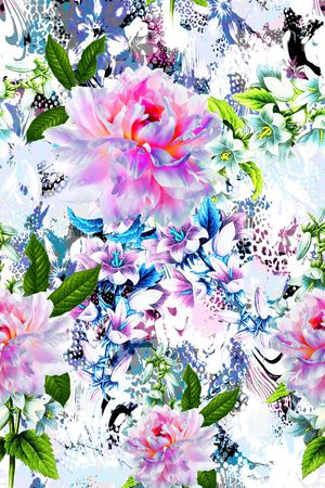 流行时尚印花花型图片