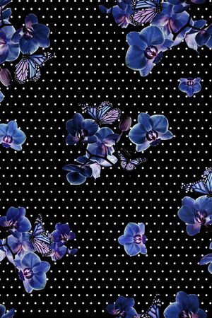 波点印花花型图片