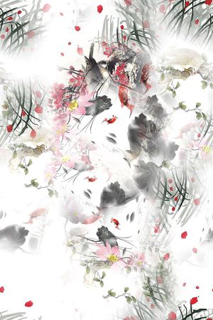 优雅印花花型图片
