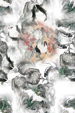 时尚印花花型图片