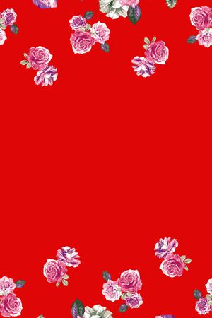 数码定位印花花型图片
