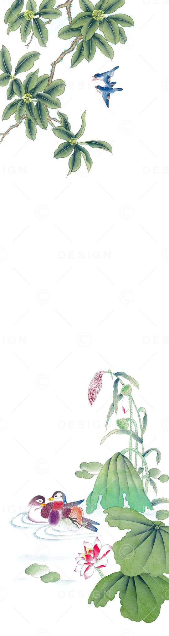 数码定位印花花型图片