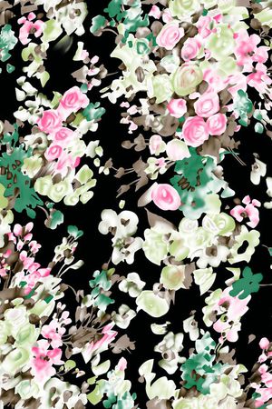 几何印花花型图片