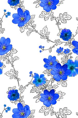 流行时尚印花花型图片