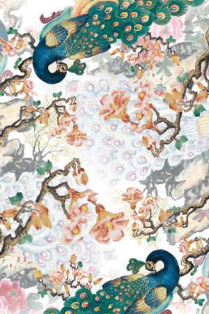 中国风印花花型图片