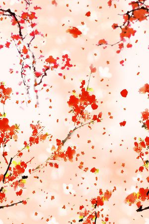 花卉印花花型图片