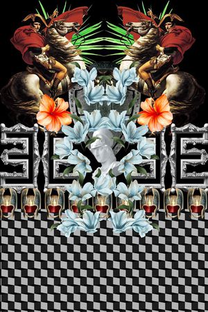 潮流时尚印花花型图片
