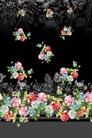 定位印花花型图片