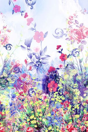 女装印花花型图片