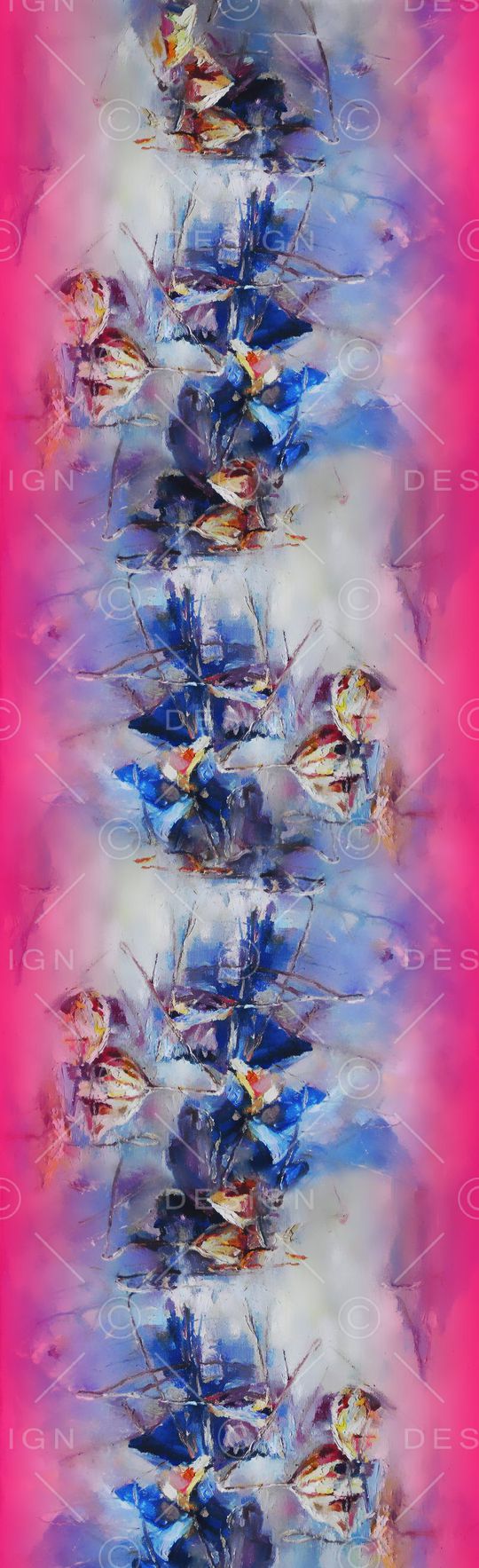 手绘印花花型图片