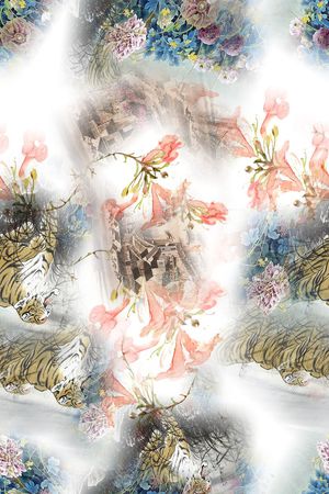 时尚印花花型图片