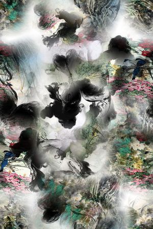 大牌印花花型图片