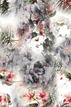 大牌印花花型图片
