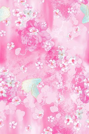 花卉印花花型图片
