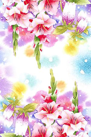 数码定位印花花型图片