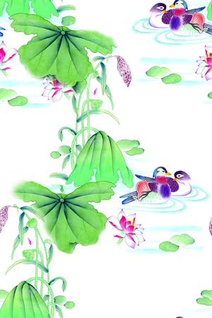 春天印花花型图片