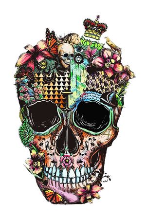 T恤印花花型图片