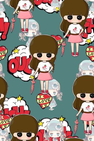 创意服装面料印花花型图片