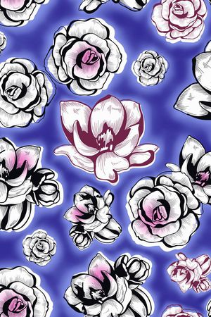 花印花花型图片