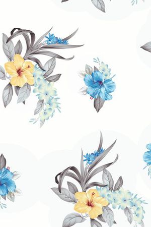 中国风印花花型图片