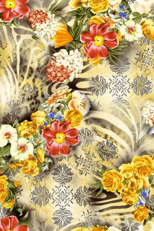 现代印花花型图片