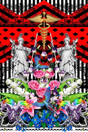 最新时尚流行印花花型图片