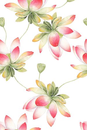 中国风印花花型图片