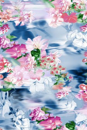 现代印花花型图片