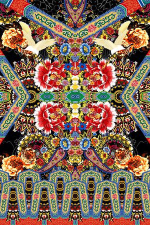 东方印花花型图片