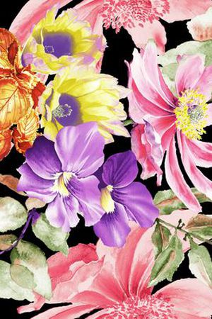 花卉印花花型图片