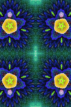 抽象印花花型图片