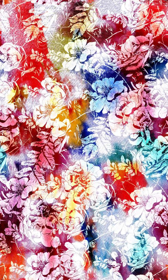 花卉印花花型图片