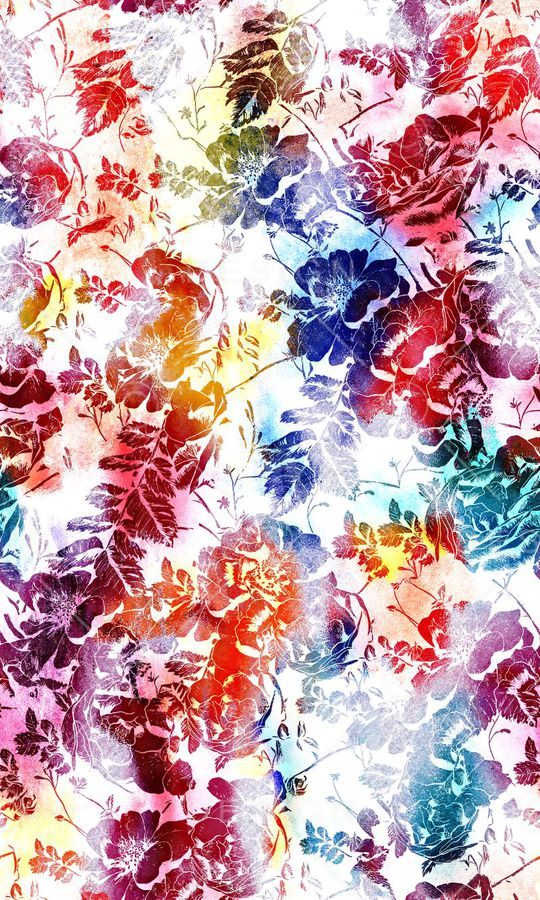 花卉印花花型图片