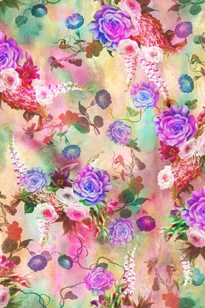 花卉印花花型图片