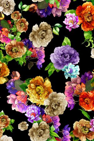 textile印花花型图片