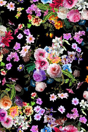 textile印花花型图片