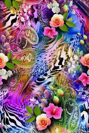 design印花花型图片