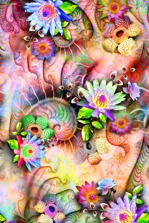 design印花花型图片