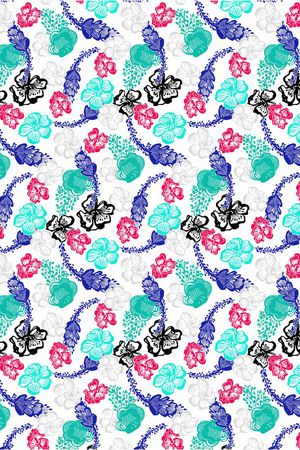 Flowers印花花型图片