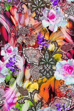 design印花花型图片