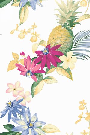 简约印花花型图片
