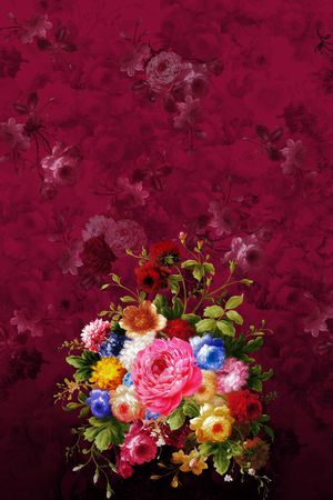 定位花型印花花型图片