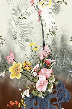 花卉印花花型图片