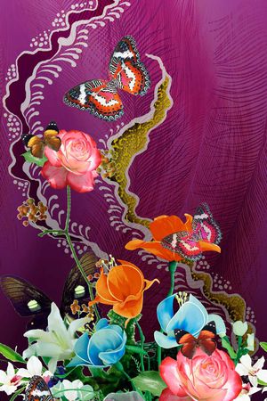 design印花花型图片