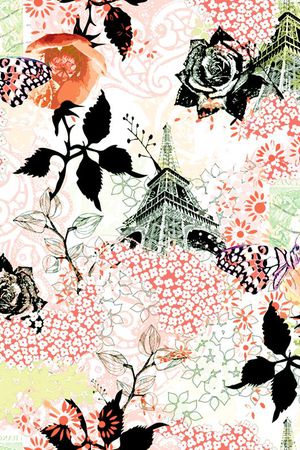 原创印花花型图片