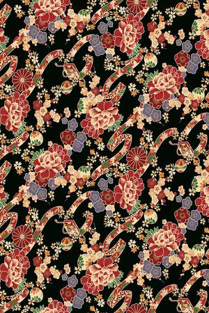 简约印花花型图片